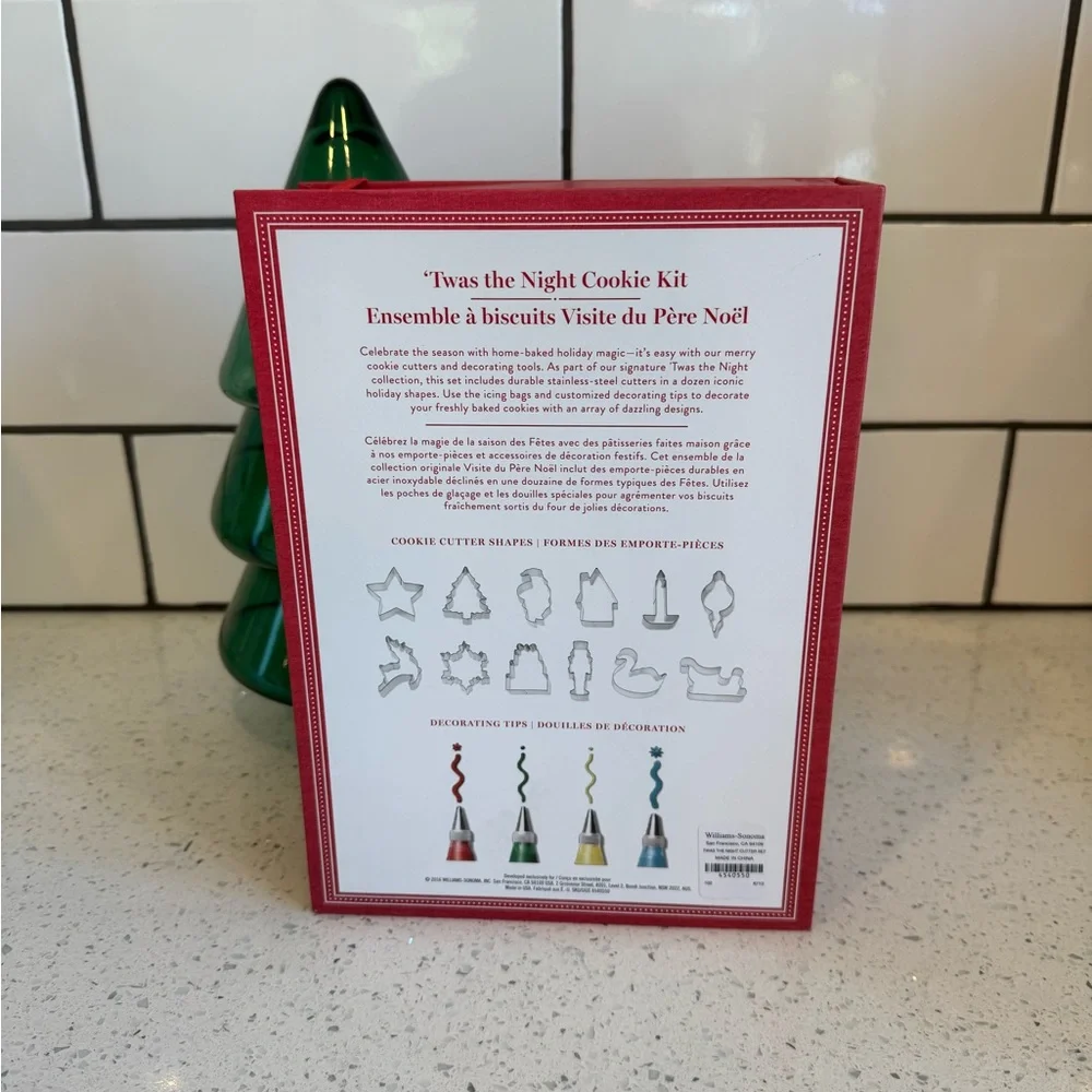🎄 Williams Sonoma ’Twas the Night Before Christmas Cookie Cutter Set NIB